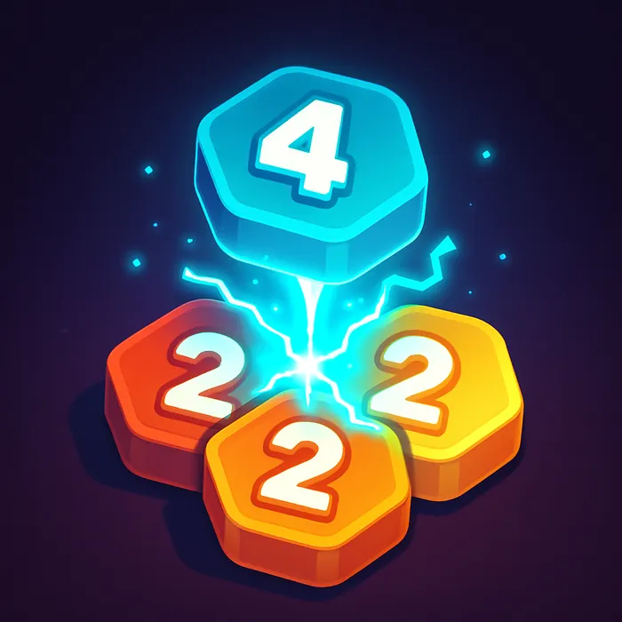 Neon Merge — Merge / Puzzle casual game cover
